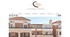 Desktop Screenshot of calderabeachhotel.com